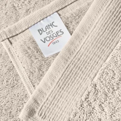 Serviette de bain uni en micro-coton 600 gr/m² - Sable