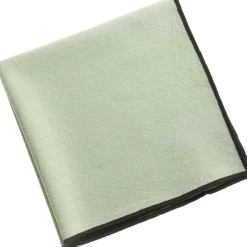 Serviette de table recyclée Grace Céladon 40 x 40