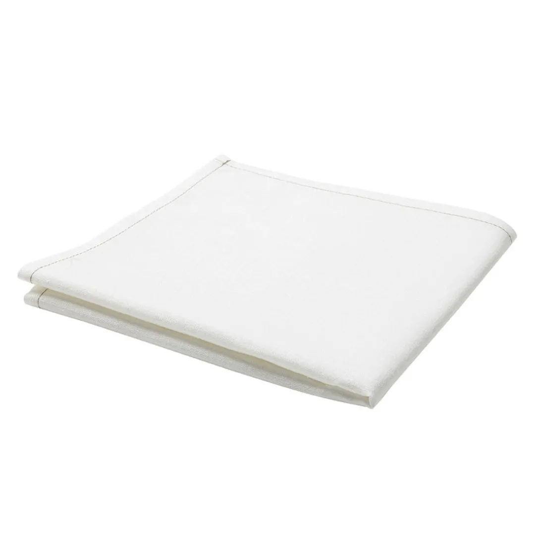 Serviette de table unie en polylin, Made in France, LA LILLOISE Meringue