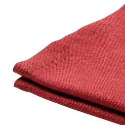 Serviette de table unie en polylin, Made in France, LA LILLOISE Groseille