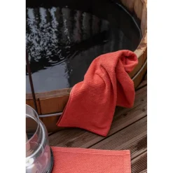 Serviette de toilette Bora Corail 50 x 100