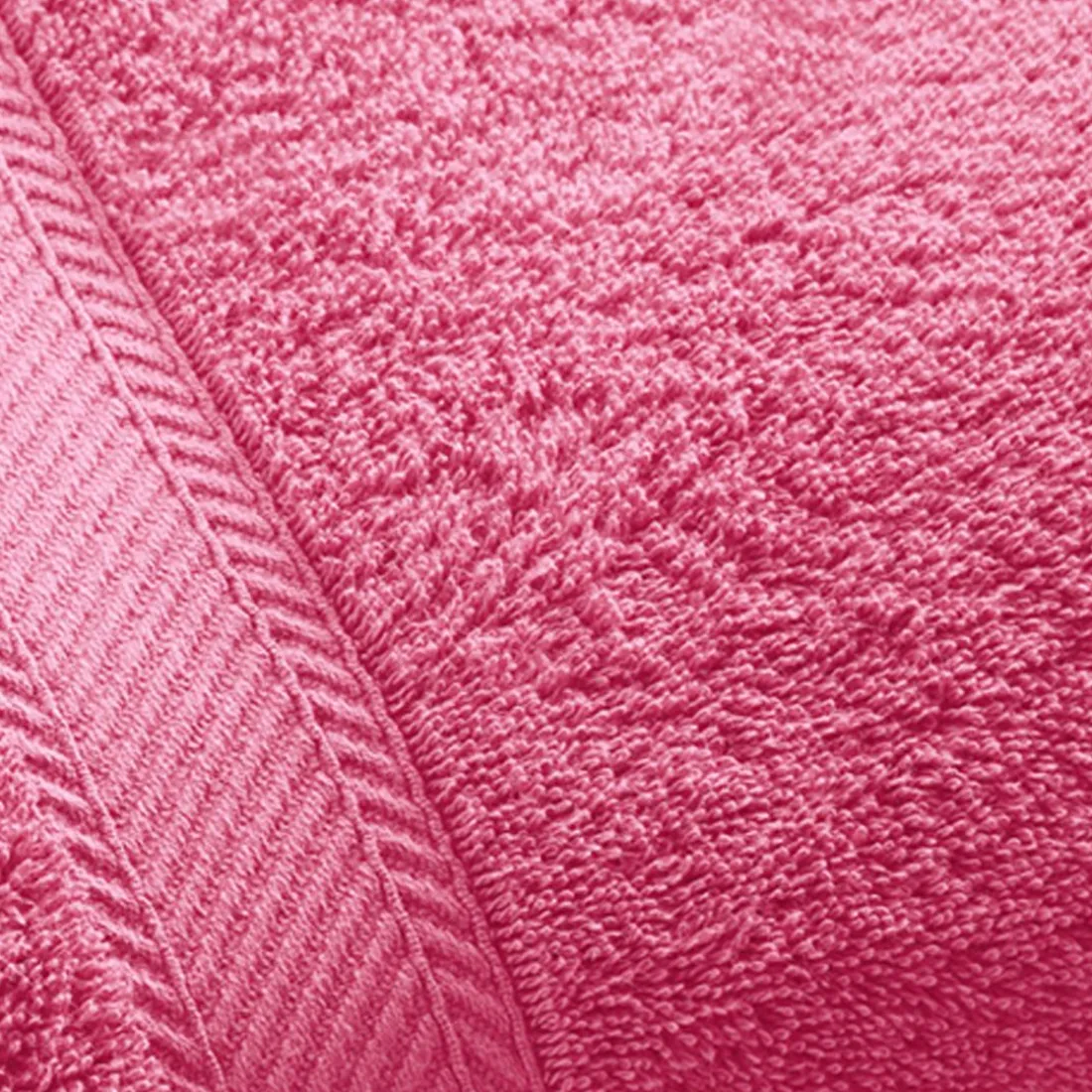 Serviette de toilette en coton CLAIRE 420g/m² personnalisable rose framboise