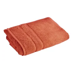 Serviette d'invité uni lauréat prestige-600gm2 Becquet - Orange 50 x 100 cm