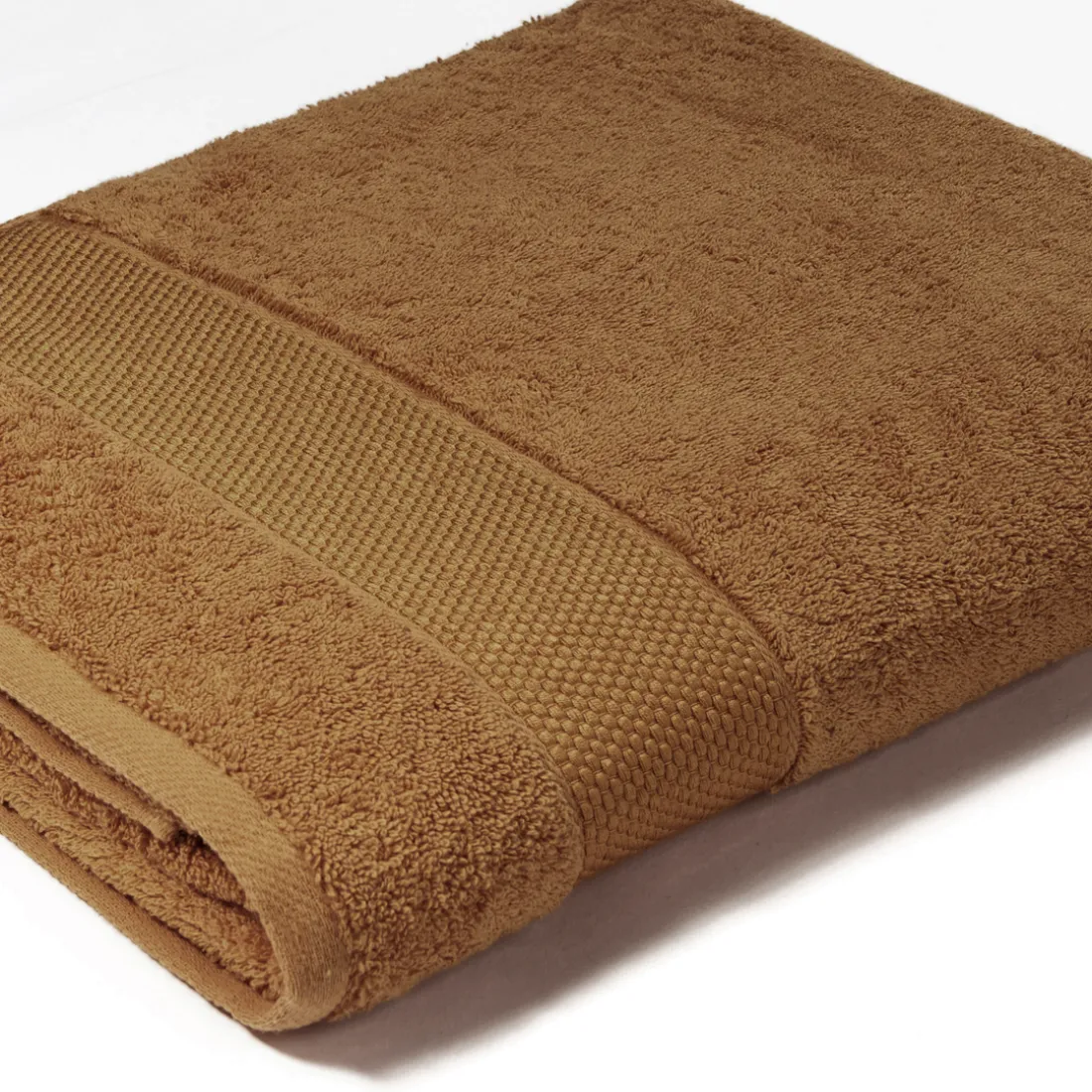 Serviette invité RANGER 620 g/m² - 40x60 + Serviette 56 x 100 cm - Cognac