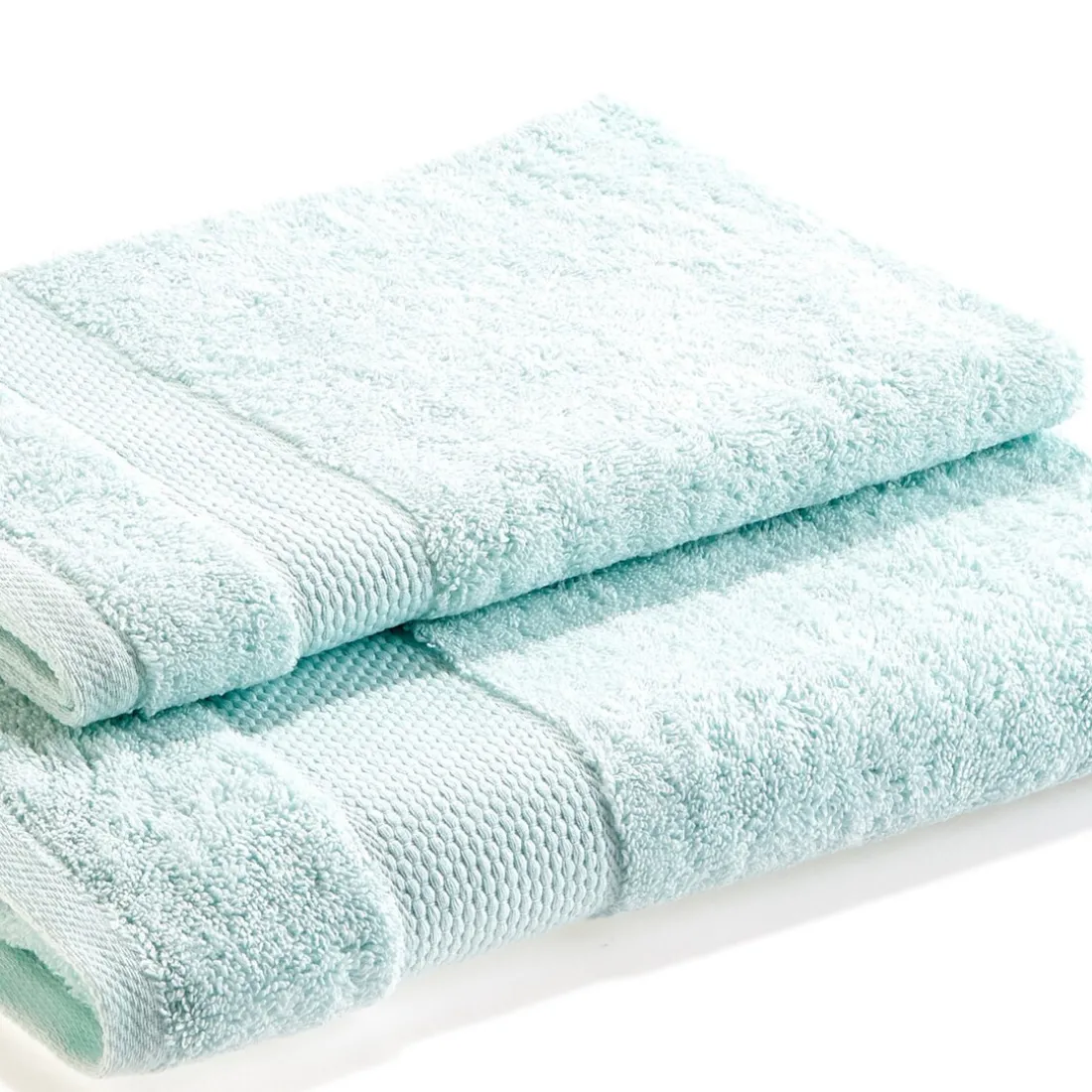 Serviette invité RANGER 620 g/m² - 40x60 + Serviette 56 x 100 cm - vert clair