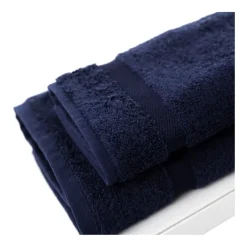 Serviette invité RANGER 620 g/m² - 40x60 + Serviette 56 x 100 cm - Bleu marine