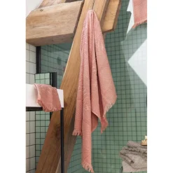 Serviette invité uni Zoé Argile 30 x 50