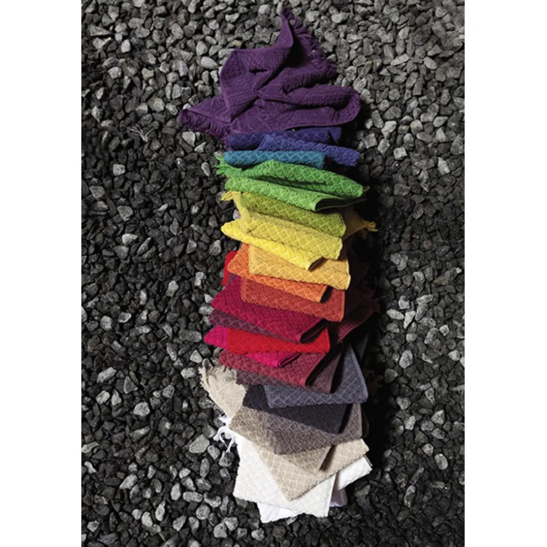 Serviette invité Zoé Neige 30 x 50
