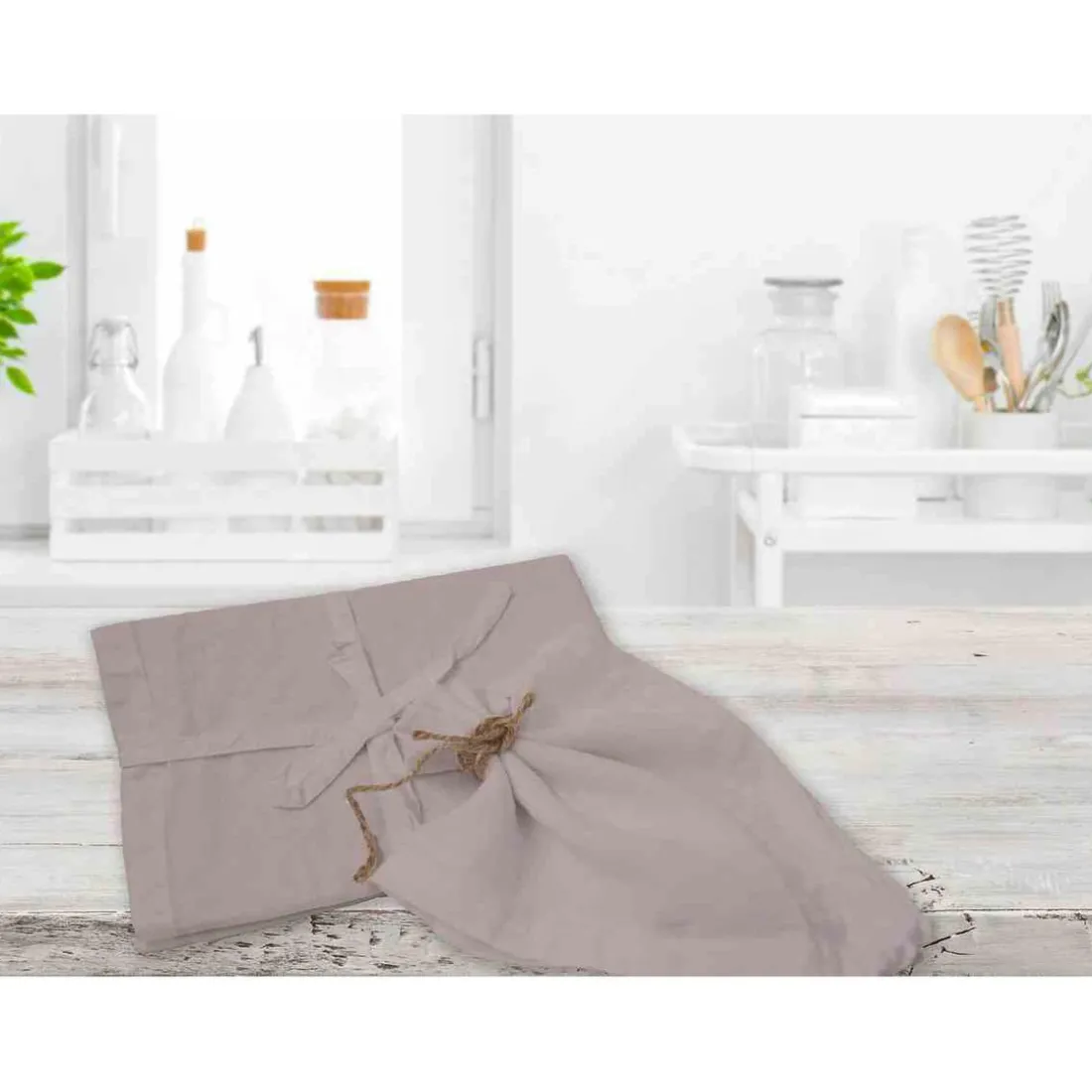 Serviette Rose Poudre 50 x 50 cm- ORGANIC