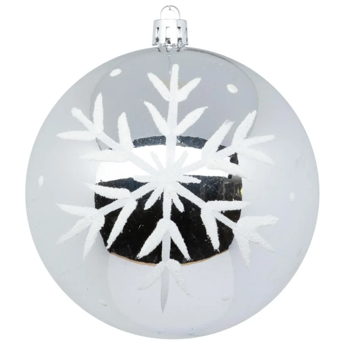 Set 6 boules Argent et blanc
