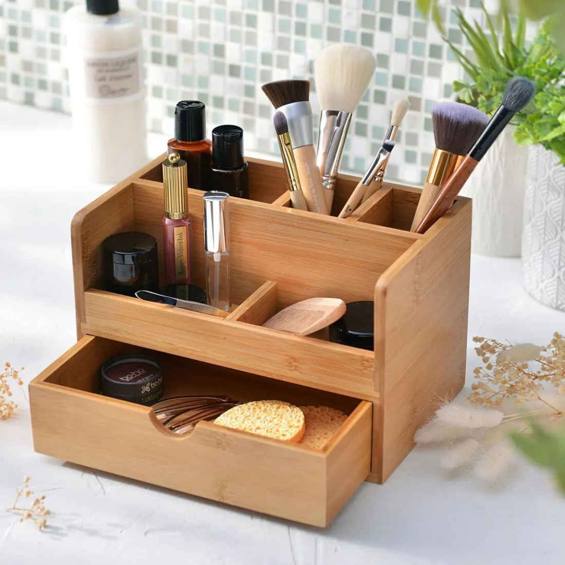 Set de 4 compartiments en Bois MASTER-IN Beige