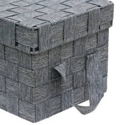 Set de 2 paniers Lise gris