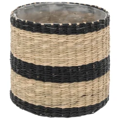 Set de 2 pots en paille