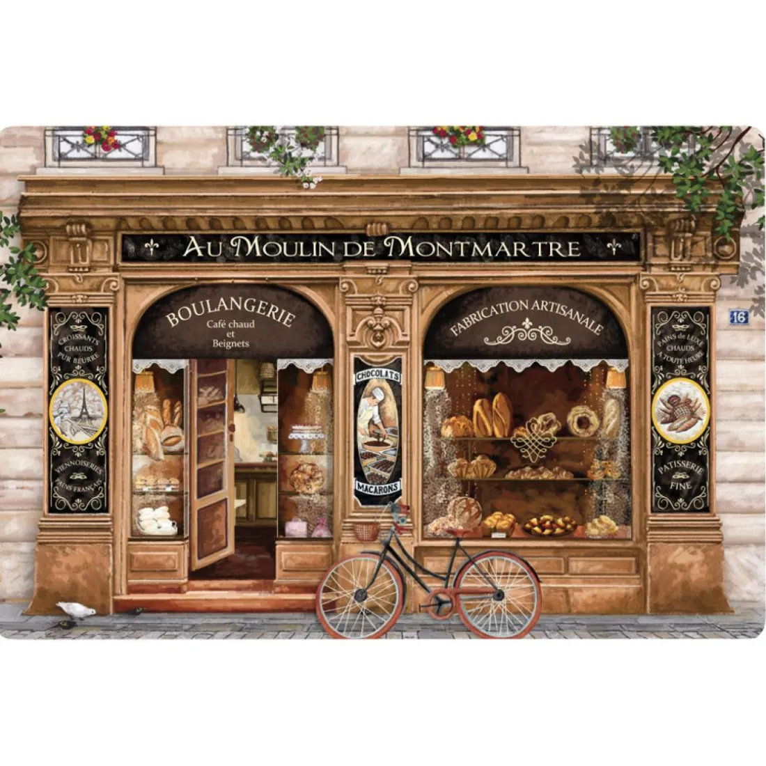 Set de table Boulangerie traditionnelle Assortis 30 x 45