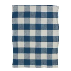 Set de table en métis, EMILE-Bleu moyen-30 x 45 cm