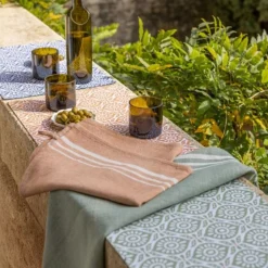 Set de table enduit Citrus recyclé Cactus 33 x 48