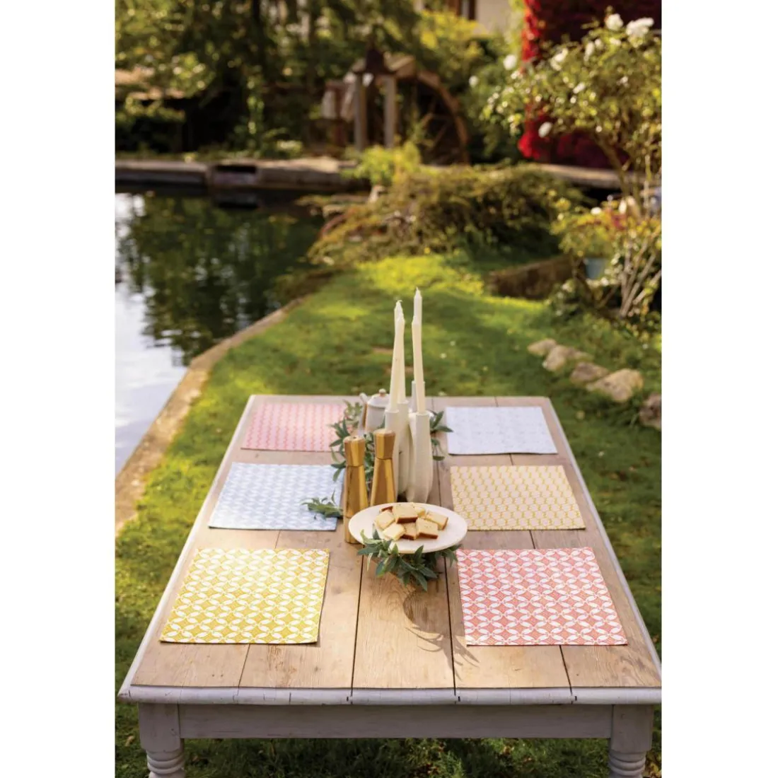 Set de table enduit Fatou recyclé Mais 33 x 48