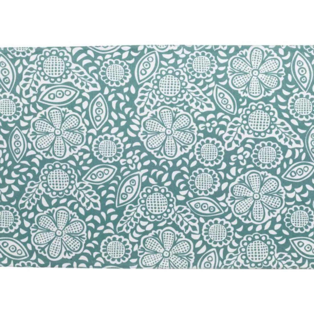 Set de table enduit Kira recyclé Paon 33 x 48