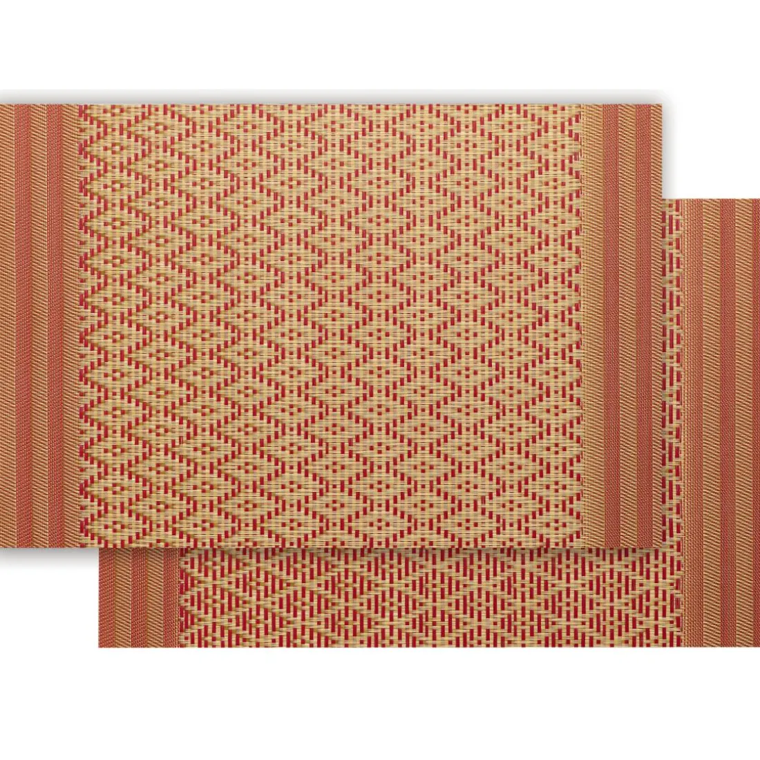Set de table Kadra Rouge/or 33 x 45
