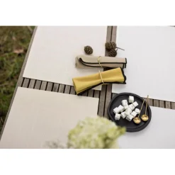 Set de table Manoka Neige/or 33 x 45