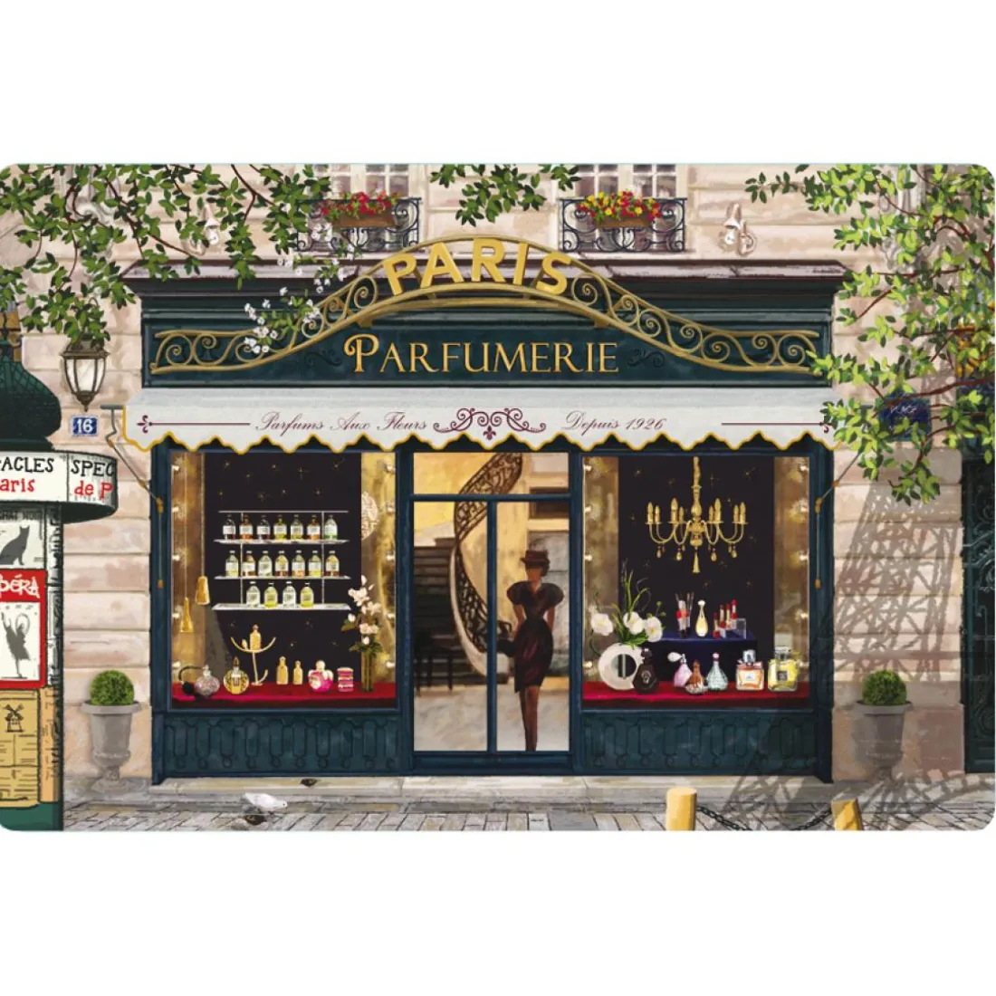 Set de table Parfumerie Paris Assortis 30 x 45