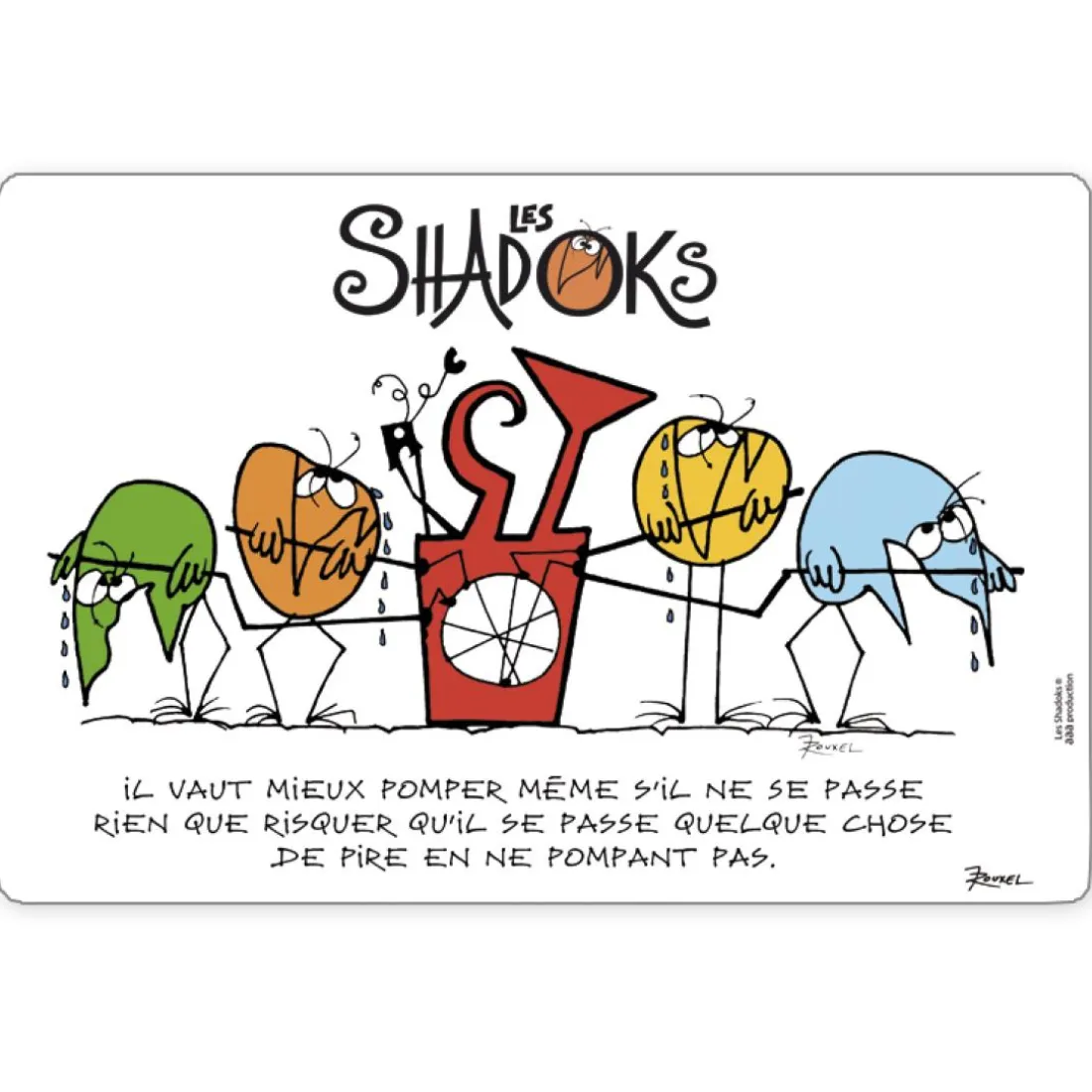 Set de table Shadoks Il vaut mieux pomper 30 x 45