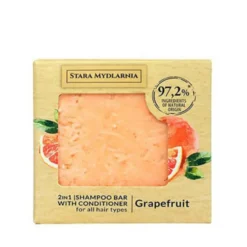 Shampoing solide avec packaging en carton GRAPEFRUIT - Bodymania