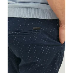 Short chino Regular Fit Bleu Marine en coton Jose