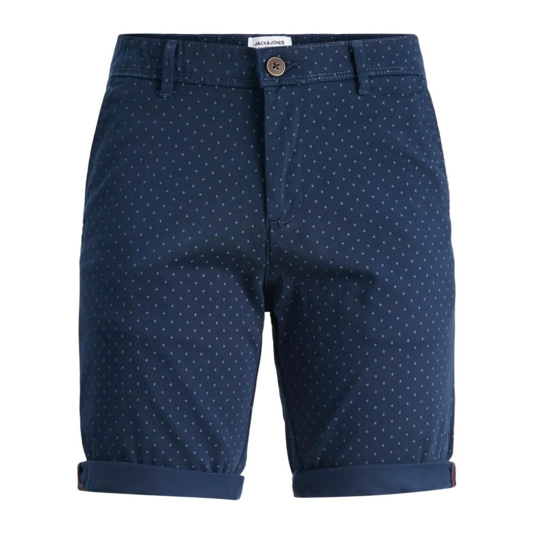 Short chino Regular Fit Bleu Marine en coton Jose