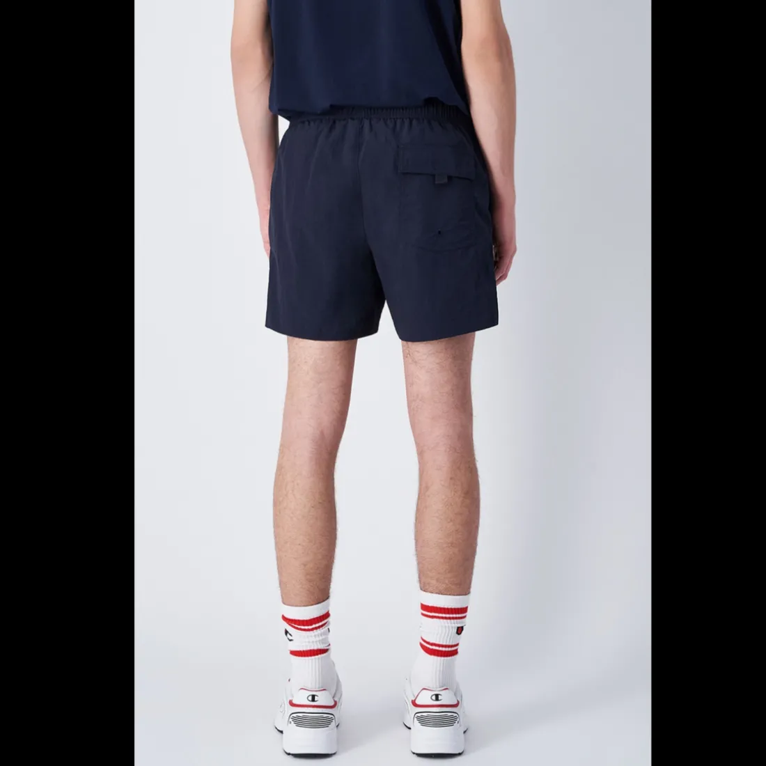 Short de plage bleu marine pour homme