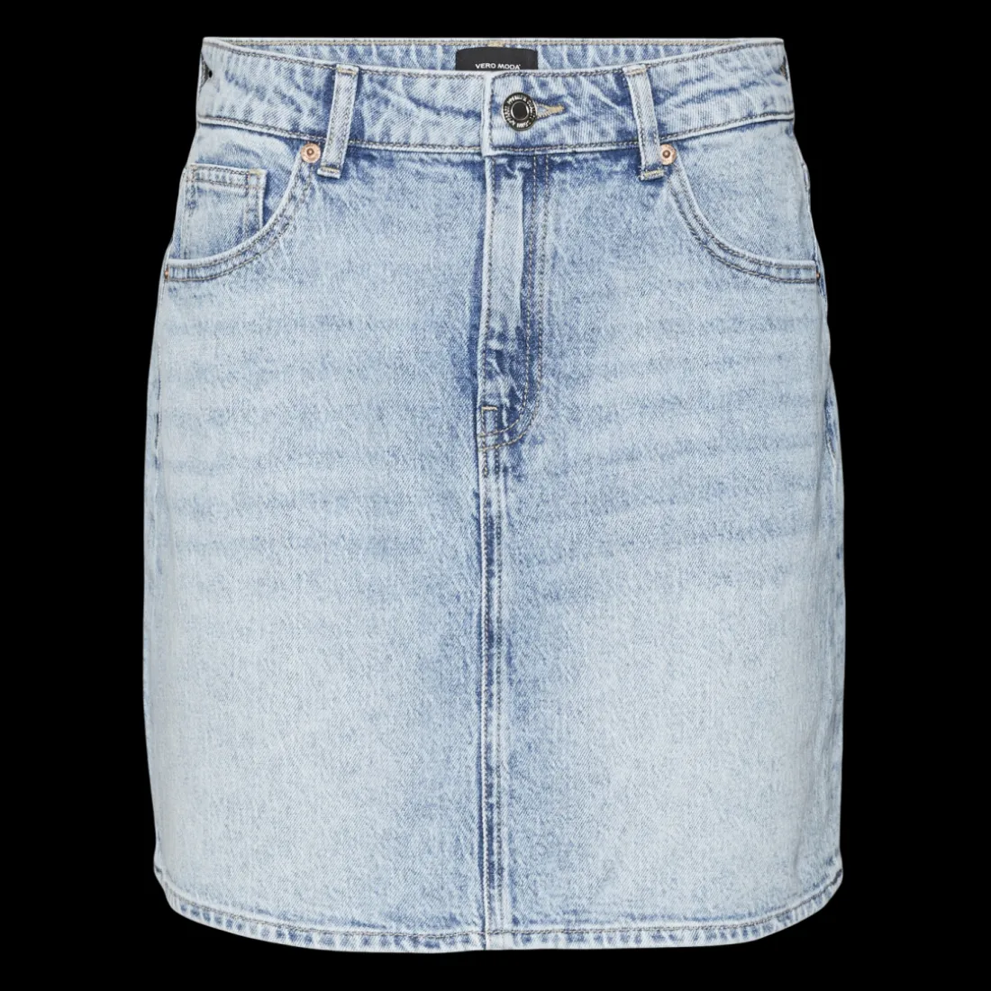 Short en denim bleu Ida
