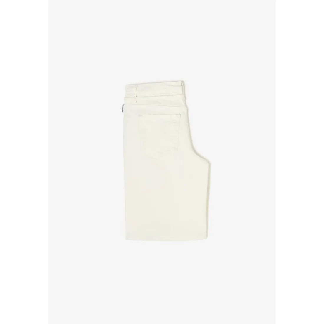 Short en jeans fille CARPUGI blanc Lola