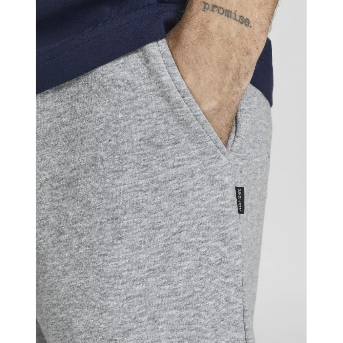 Short en molleton homme gris