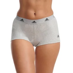 Short femme Active Flex Ribbed Adidas gris en coton