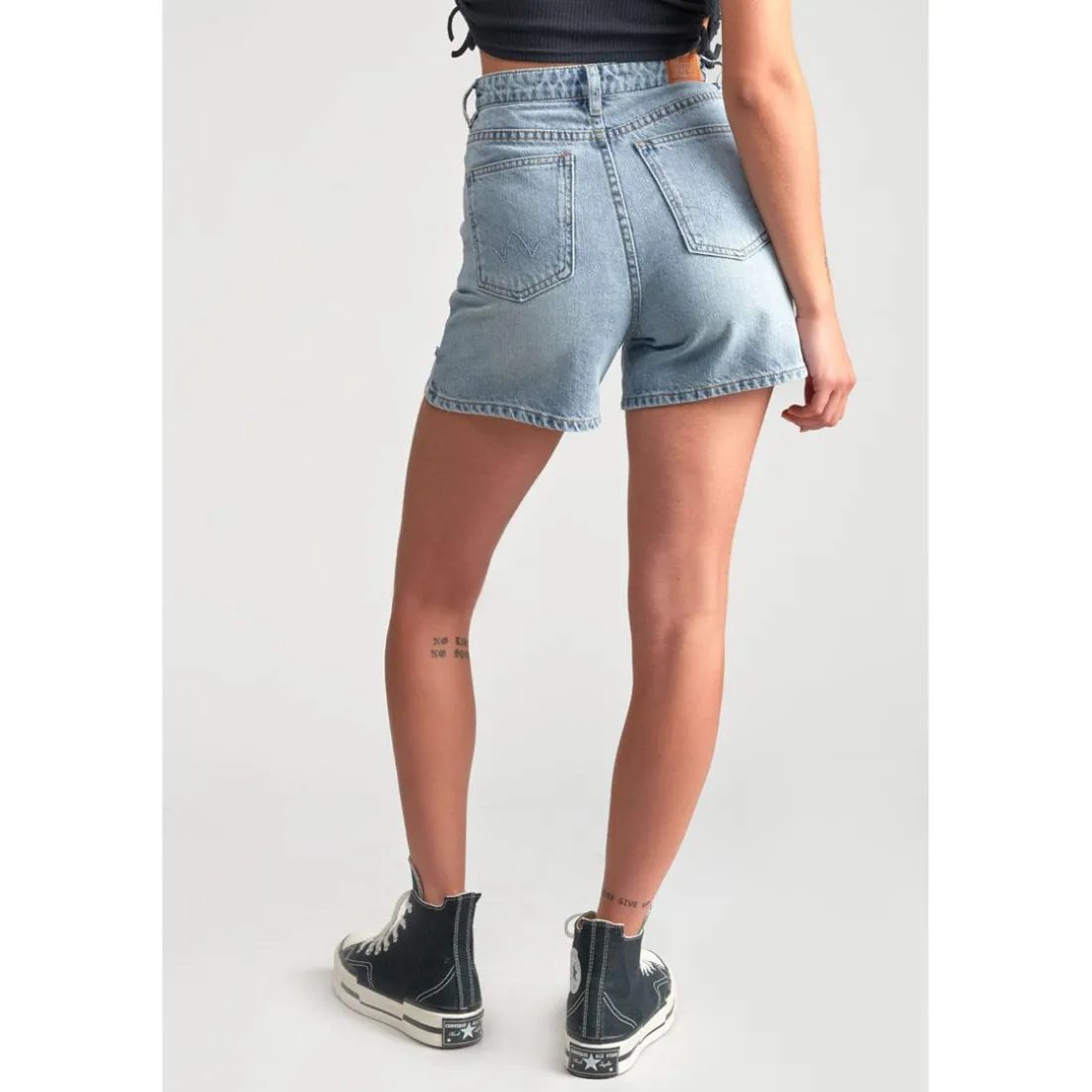 Short fille en jeans CAMGI bleu