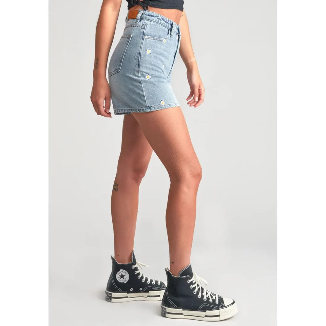 Short fille en jeans CAMGI bleu