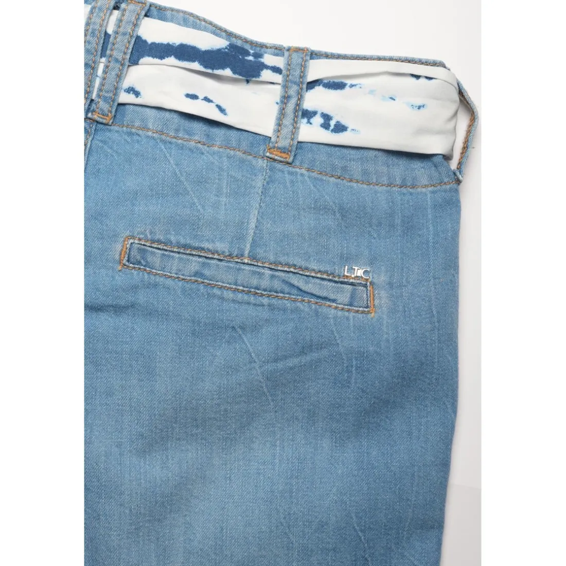 Short fille en jeans LOONA bleu