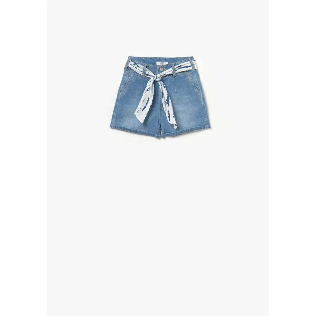 Short fille en jeans LOONA bleu