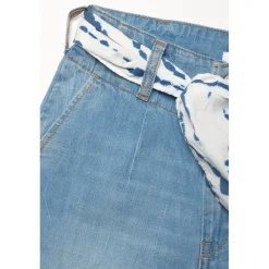 Short fille en jeans LOONA bleu