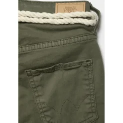 Short fille taille haute TIKO kaki