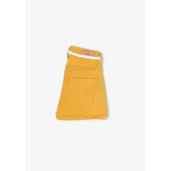 Short fille TIKO moutarde en coton