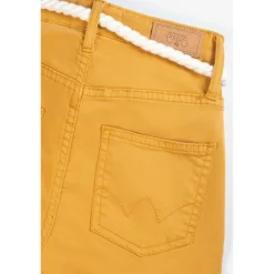 Short fille TIKO moutarde en coton