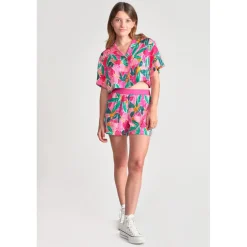 Short fille TRILLEGI fuchsia Nia en viscose