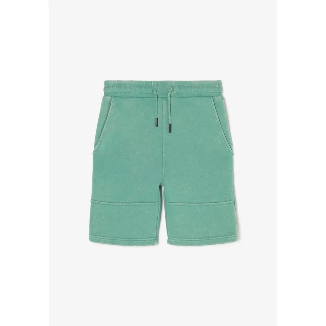 Short garçon POPBO vert en coton