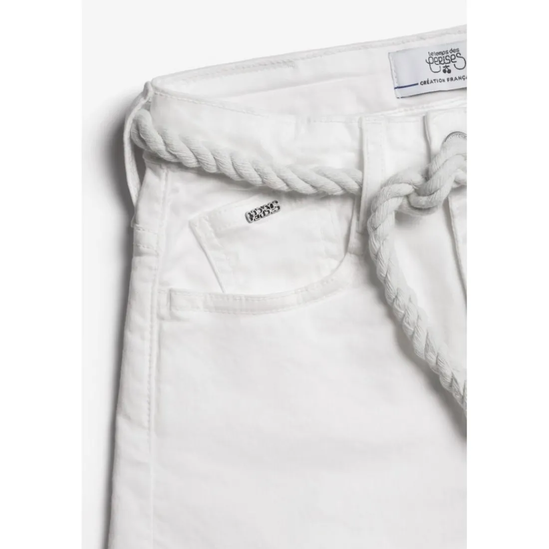 Short TIKO blanc Zoe en coton