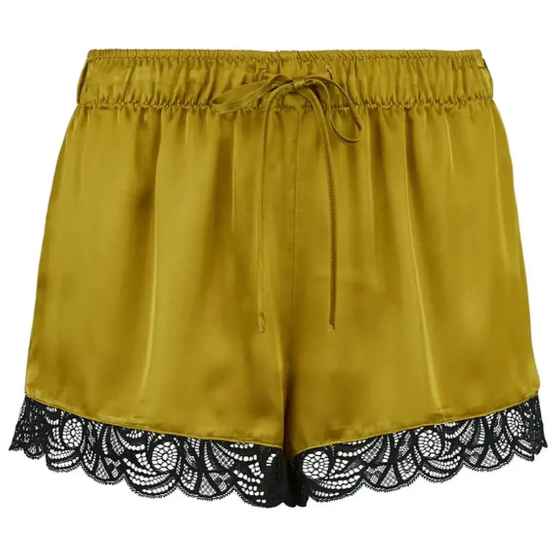 Short vert en viscose
