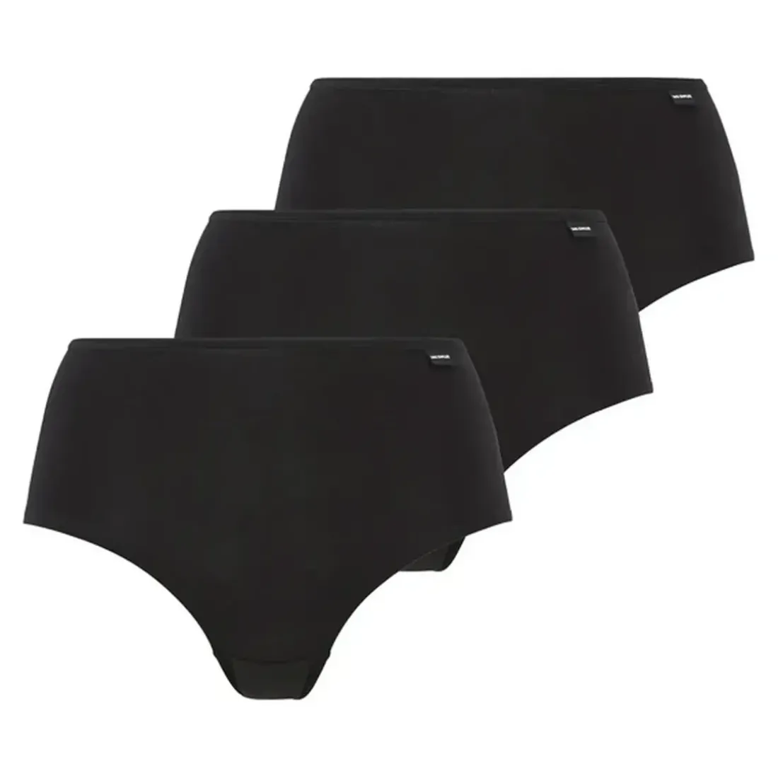 Shorty - Lot de 3 - Noir en coton