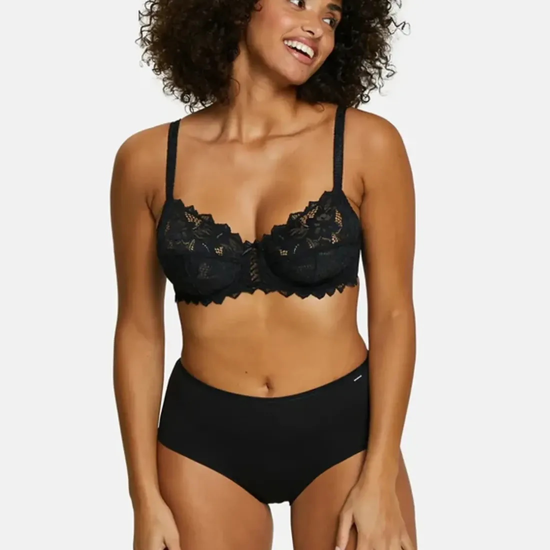 Shorty - Lot de 3 - Noir en coton