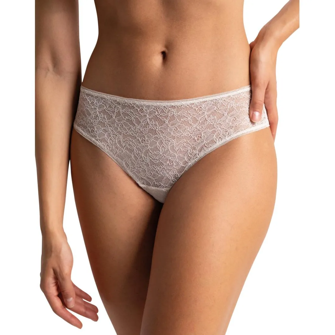 Shorty à motifs fleuris - Beige