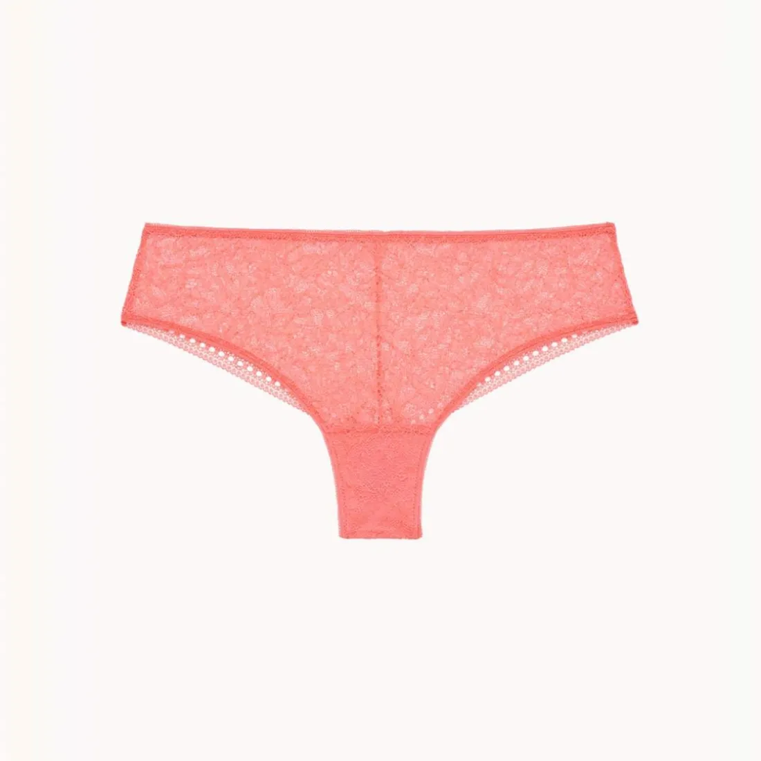 Shorty à motifs fleuris - Rose orange